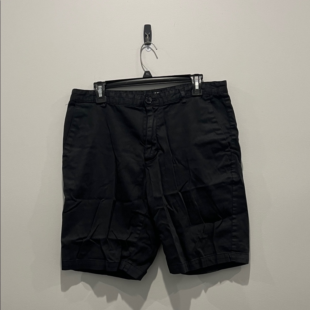 Calvin Klein Men's Charcoal Flat Front Shorts
